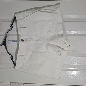 LOFT Shorts With Gold Color Button Detail